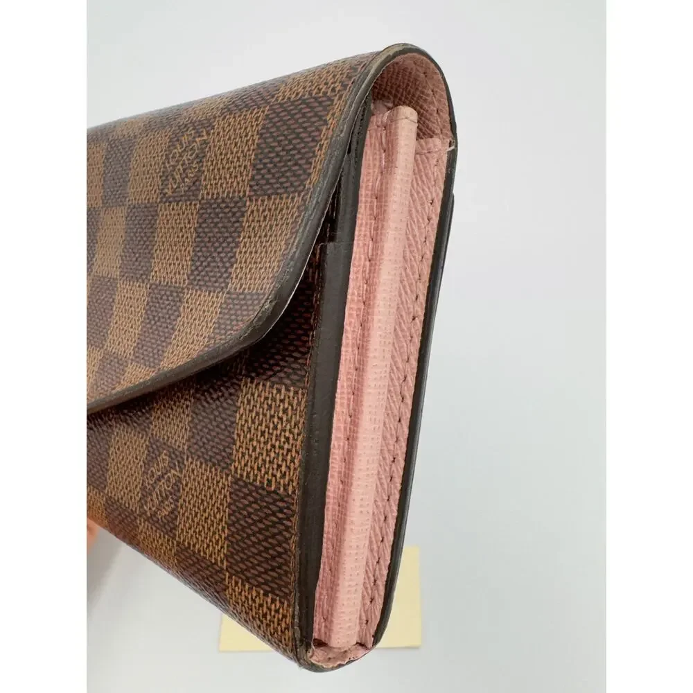 Louis Vuitton Damier Portefeuille Sarah Rose Ballerina Long Wallet Classic